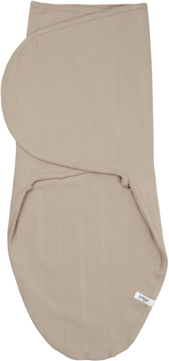 Lodger couverture d'emmaillotage bundler pointelle - coquille