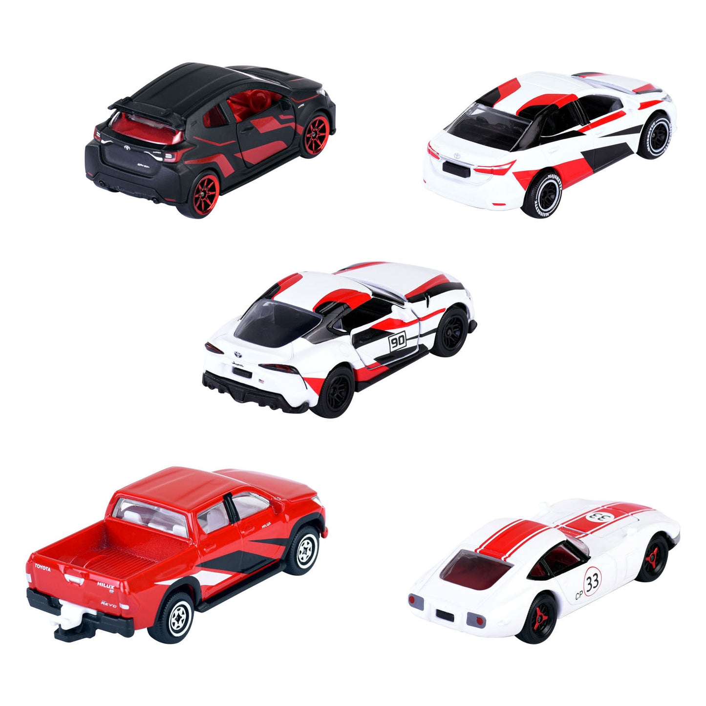 Gift-Giftpack des voitures de course de course de rotation de toyota toyota, 5e.