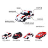 Gift-Giftpack des voitures de course de course de rotation de toyota toyota, 5e.