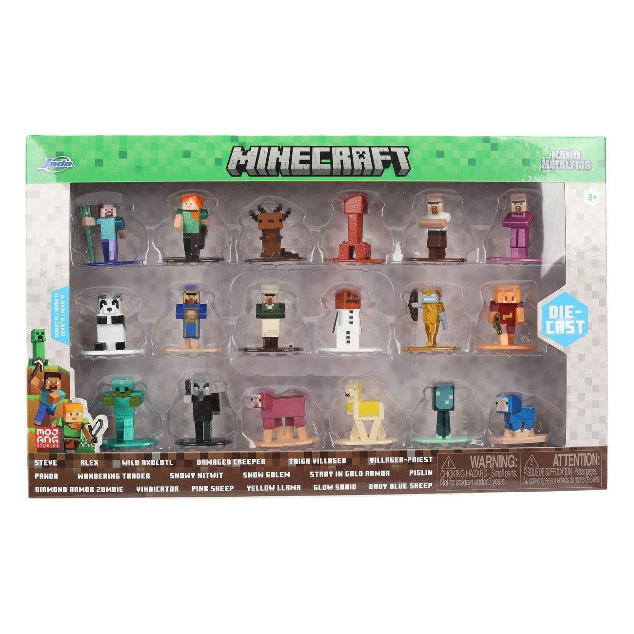 Jada Toys Minecraft Multi-Pack Nanofigures Wave 13 - 18 pcs.