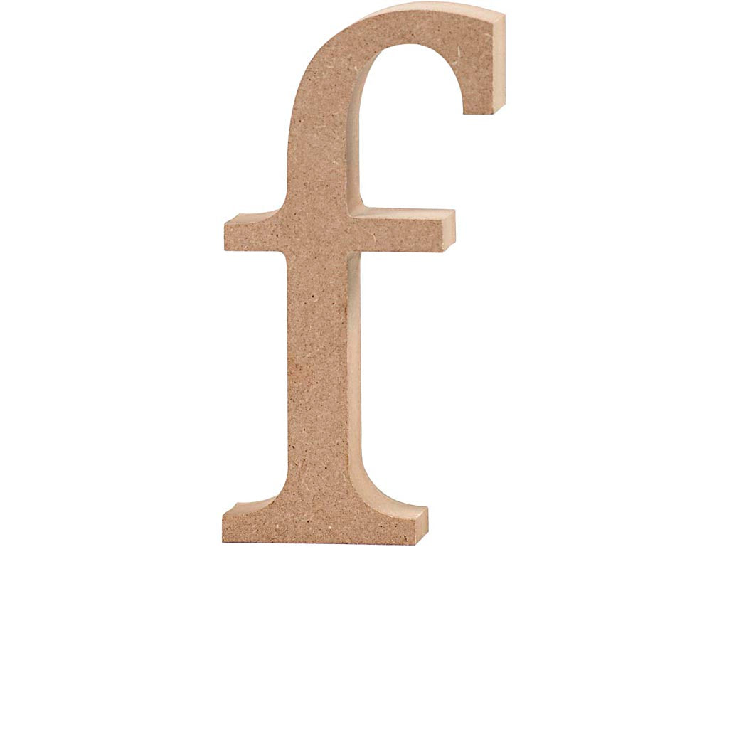 Lettre d'entreprise Creativ, f, h : 13 cm, épaisseur 2 cm, 1 pièce
