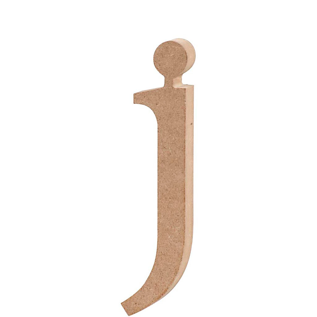 Lettre d'entreprise Creativ, j, h : 15,5 cm, épaisseur 2 cm, 1 pièce