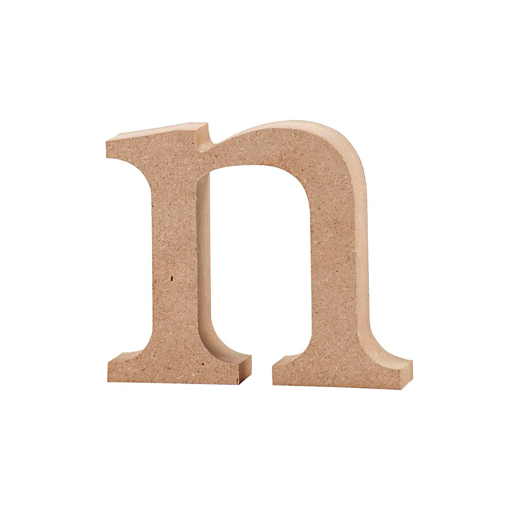 Lettre d'entreprise Creativ, n, h : 8 cm, épaisseur 2 cm, 1 pièce