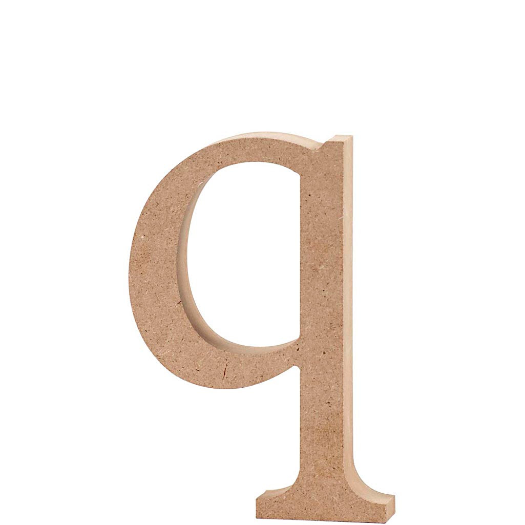 Lettre d'entreprise Creativ, q, h : 12,2 cm, épaisseur 2 cm, 1 pièce
