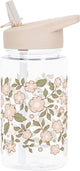 Une petite compagnie charmante - gourde - rose fleuri