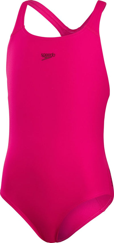 Maillot de bain de sport filles Speedo eco+ médaillé - rose