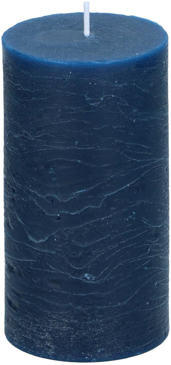 Bougie pilier Arti casa ø7 x 13 cm - 46 heures de combustion - bleu