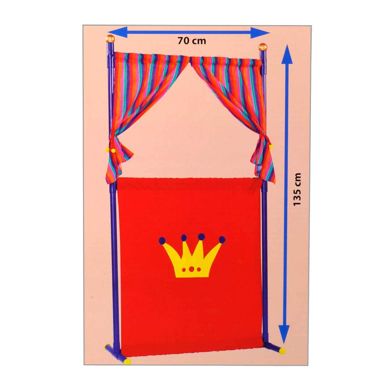 Théâtre de poupée Simba avec 4 marionnettes à main