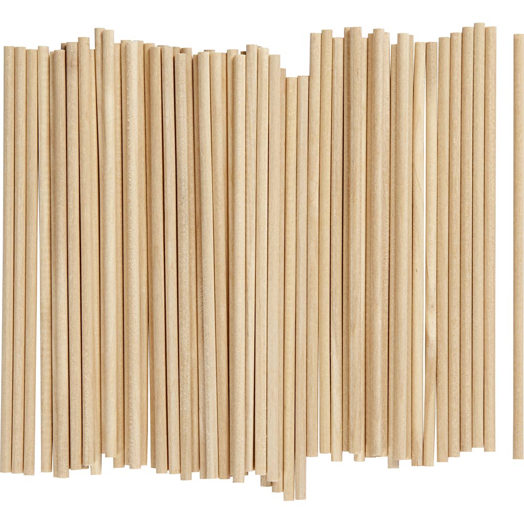 Bâtons ronds Creativ Company 15 cm, 100 pcs.
