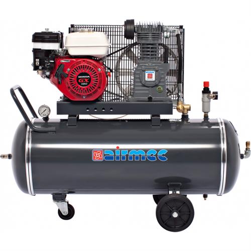 Compresseur Airmec crs105 5,5 ch moteur essence 100 litres