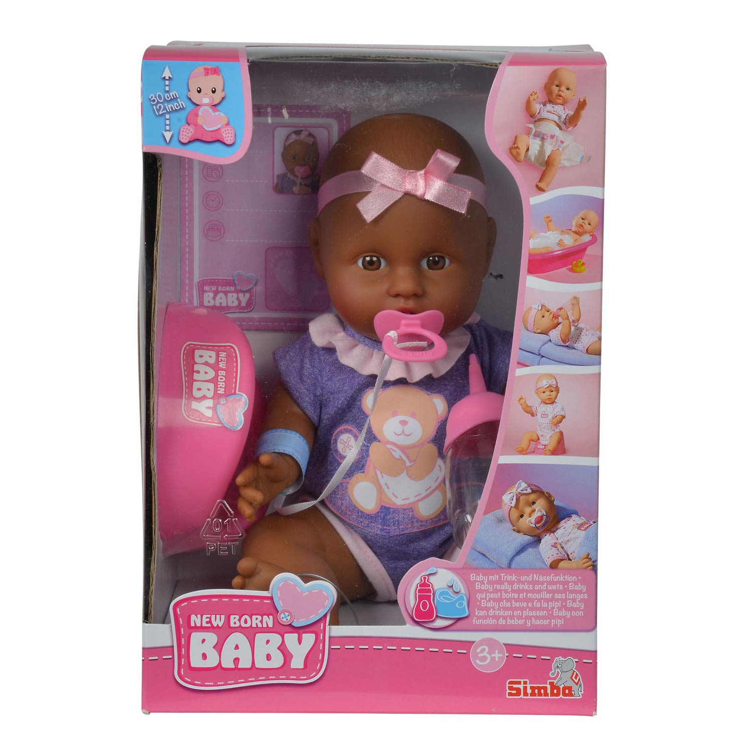 Nouveau-né pour bébé pop, 4dlg.