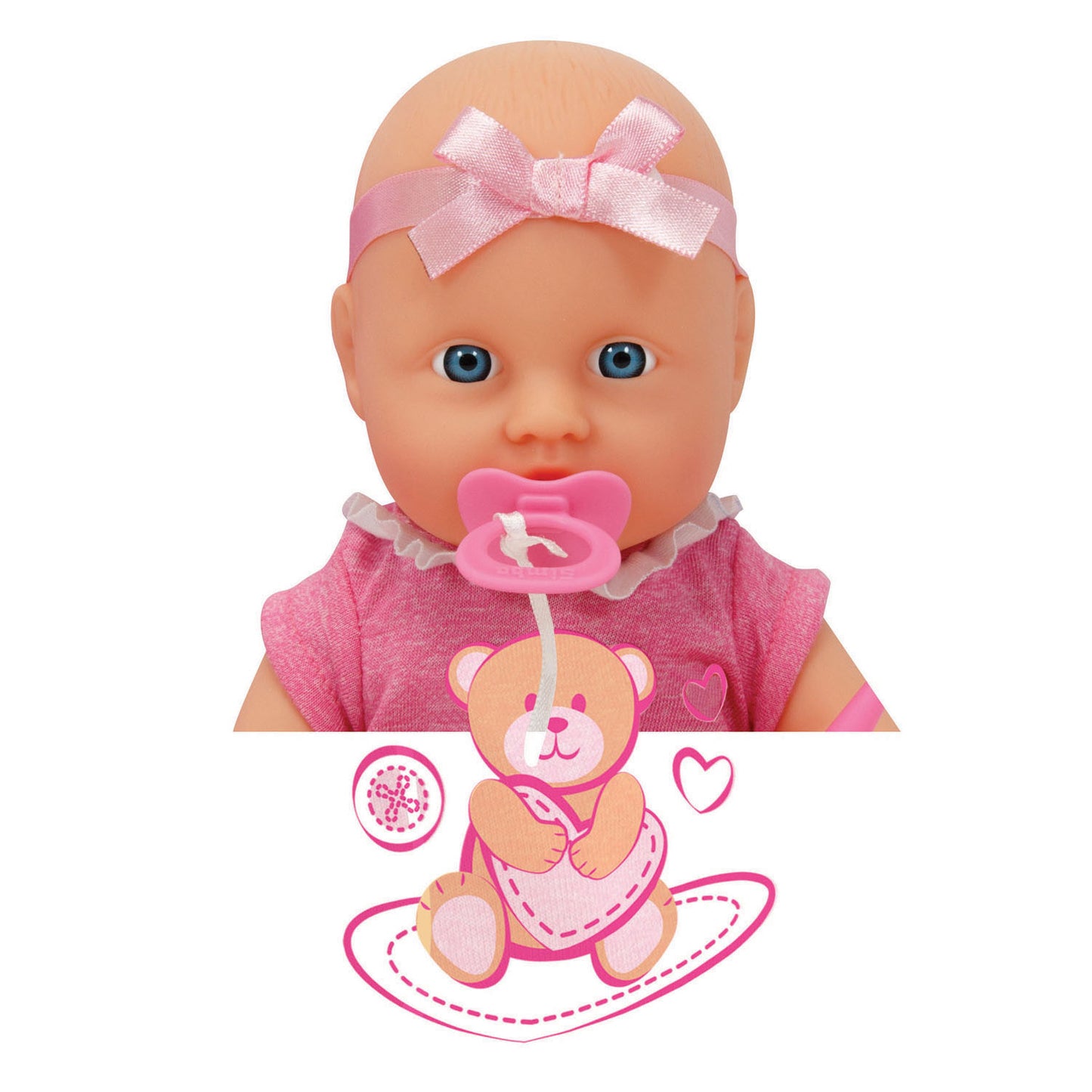 Nouveau-né bébé né pour bébé né poupée avec accessoires 4dlg.