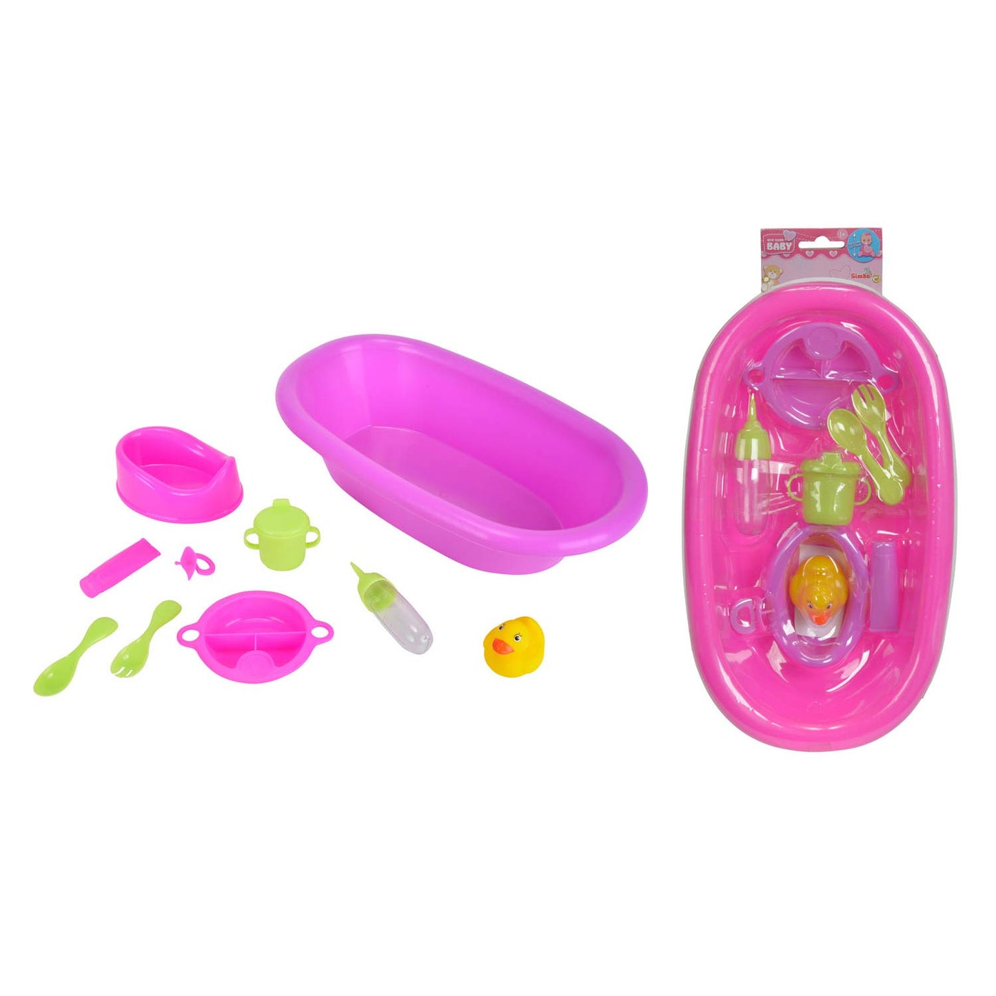 Nouveau-né bébé Dollbad avec accessoires