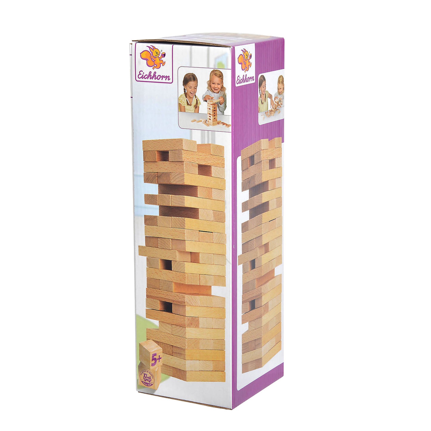Eichhorn Tour à empiler en bois 54 pcs.