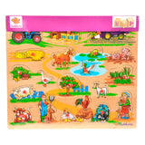 Eichhorn Wooden Mega Noppen Puzzle - afbeelding 3