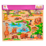 Eichhorn Wooden Mega Noppen Puzzle - afbeelding 4