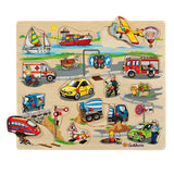 Eichhorn Wooden Mega Noppen Puzzle - afbeelding 5