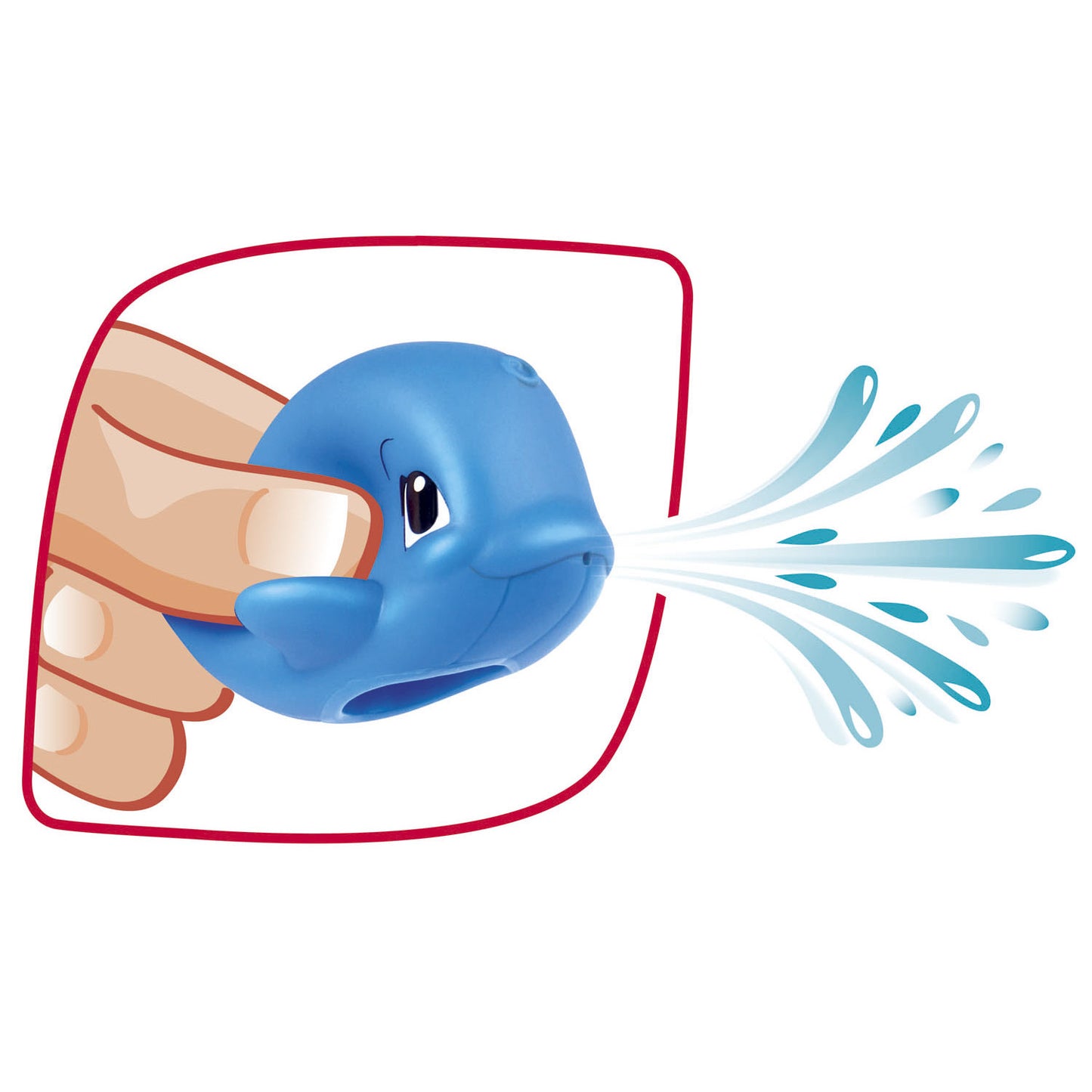 ABC Bath Play Schelp avec des animaux marins