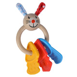 Eichhorn bébé en bois bijtring lapin - afbeelding 1