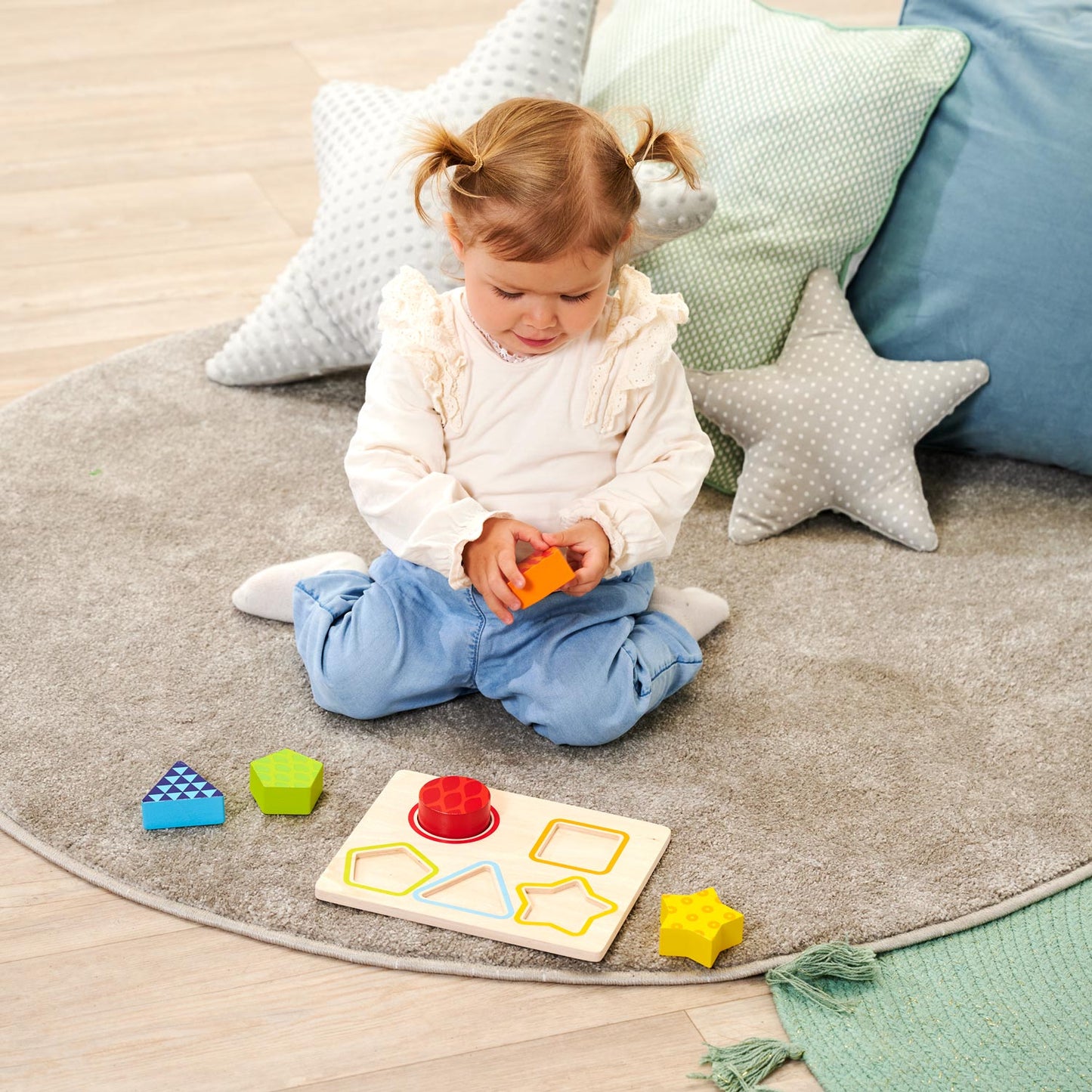 Eichhorn couleur houten forme puzzle