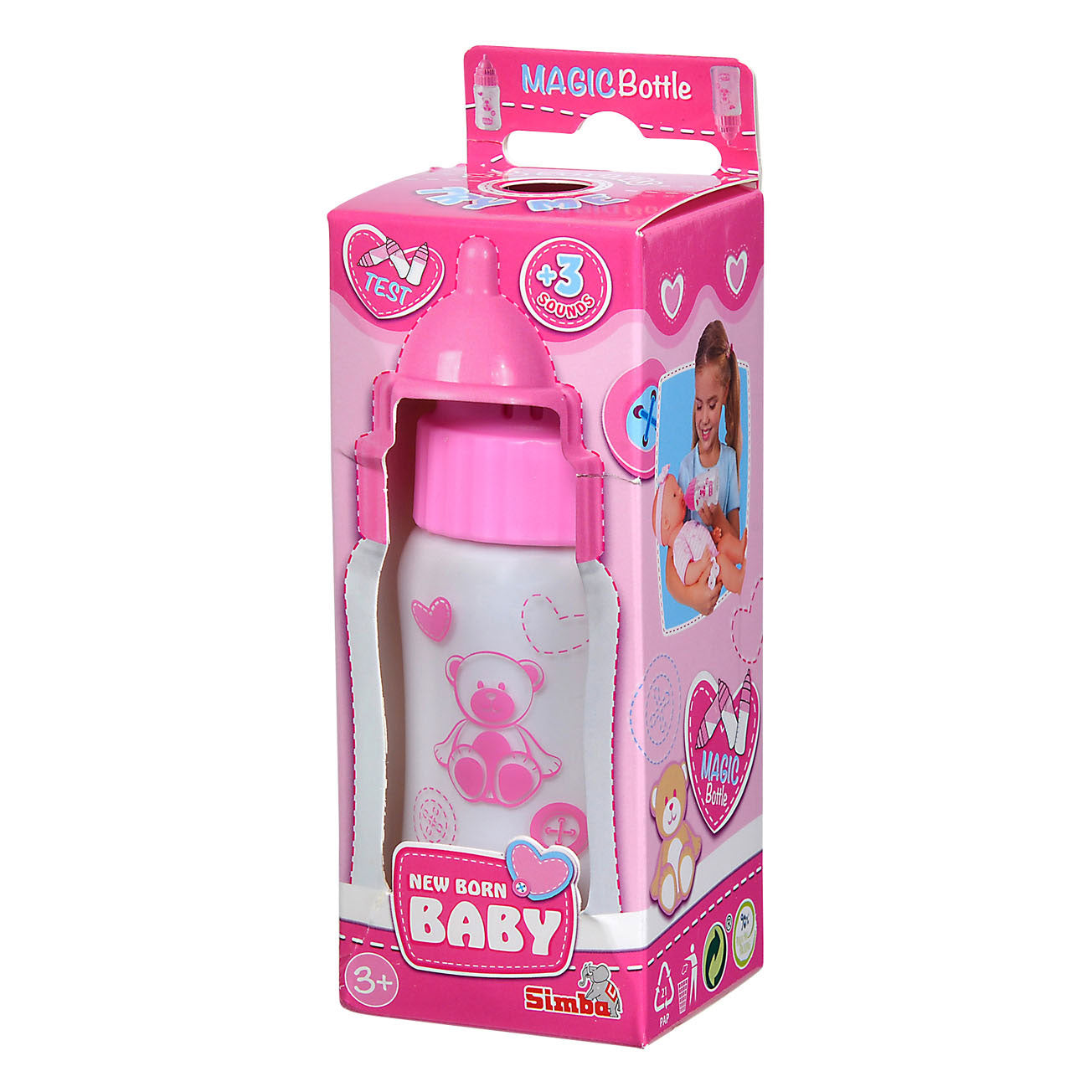 Nouveau-né bébé né bébé bouteille de boisson magique