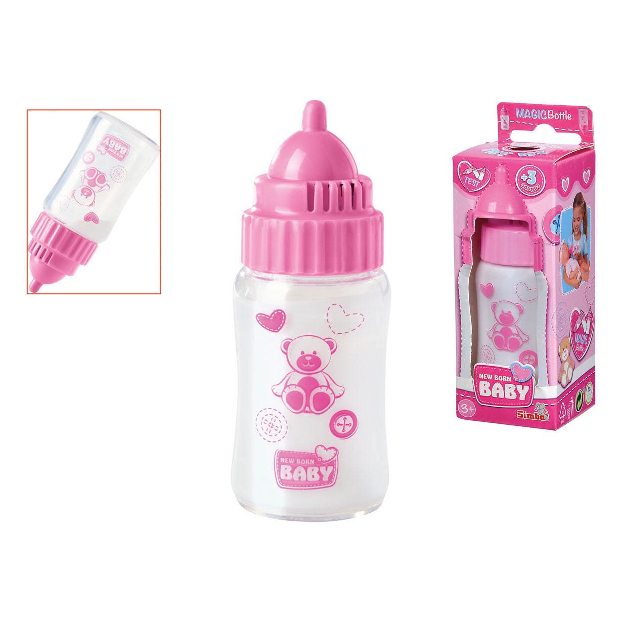Nouveau-né bébé né bébé bouteille de boisson magique