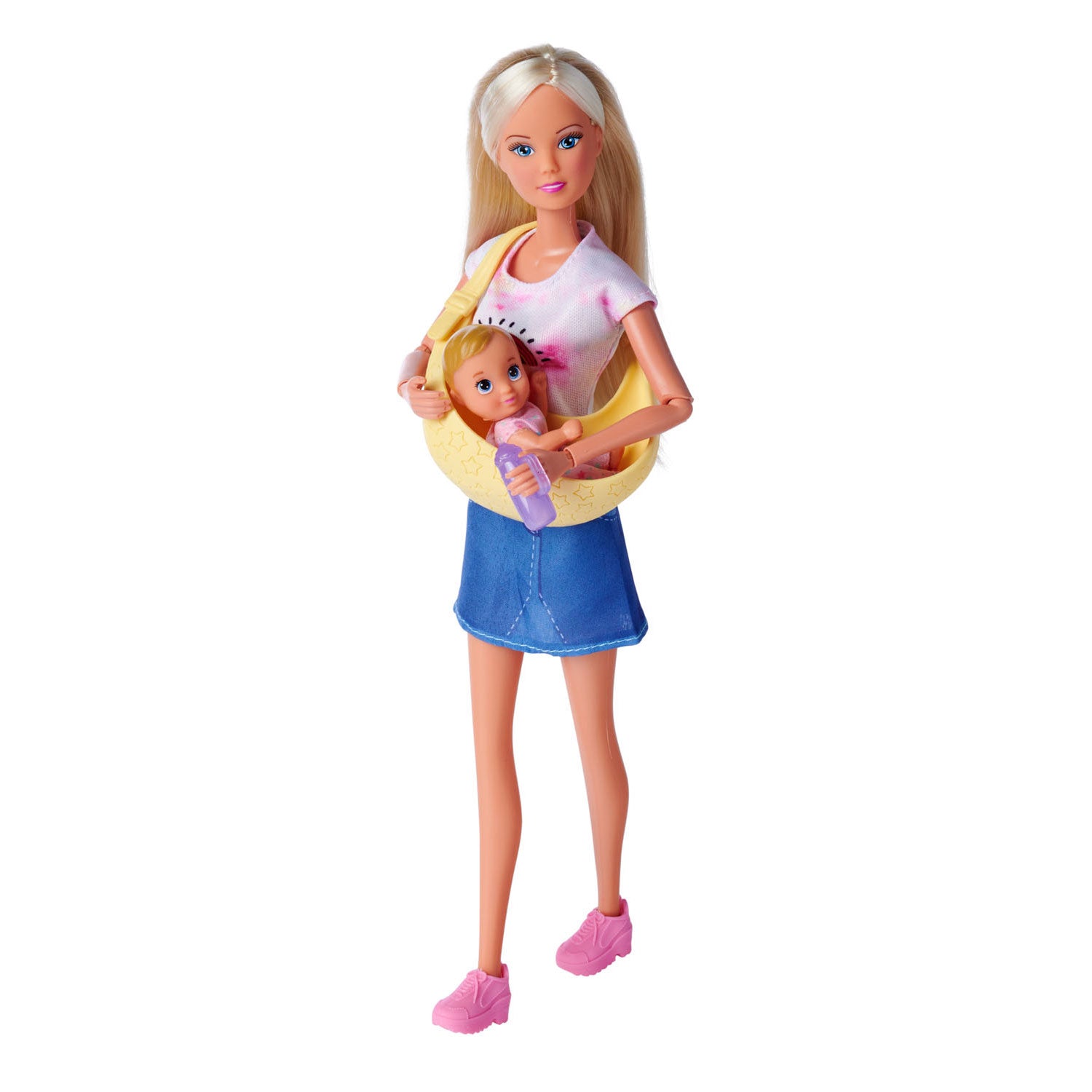 Steffi Love Doll avec bébé et porte-bébé