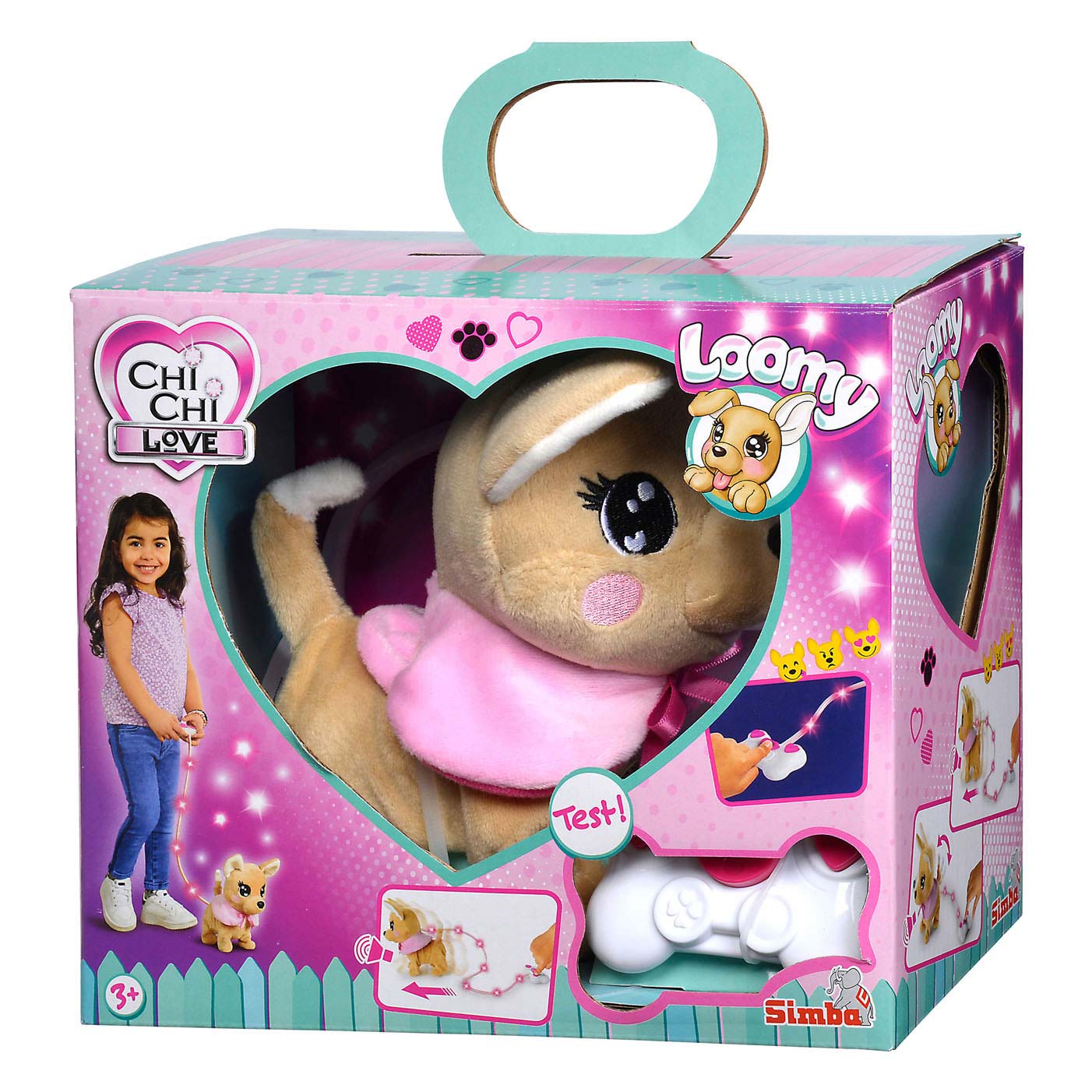 Chi Chi Love Loomy Dog Walk avec télécommande