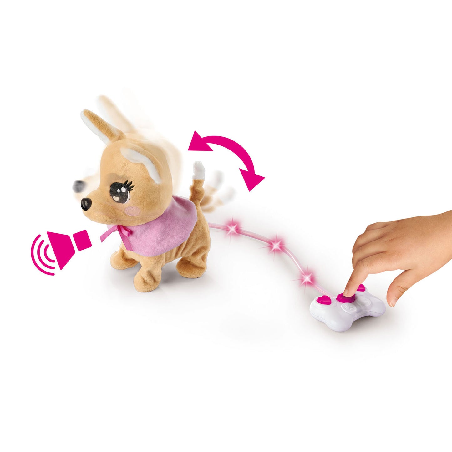 Chi Chi Love Loomy Dog Walk avec télécommande
