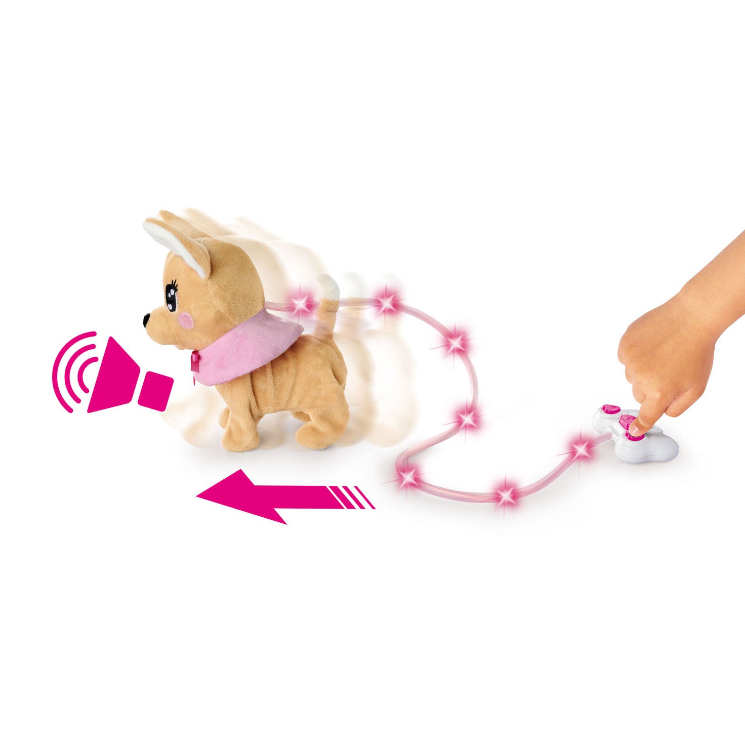 Chi Chi Love Loomy Dog Walk avec télécommande