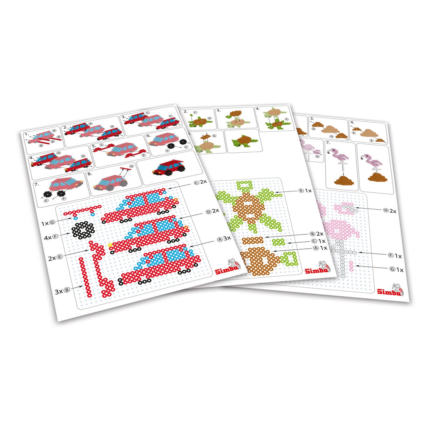 SIMBA Art Fun String Beads 3D Set