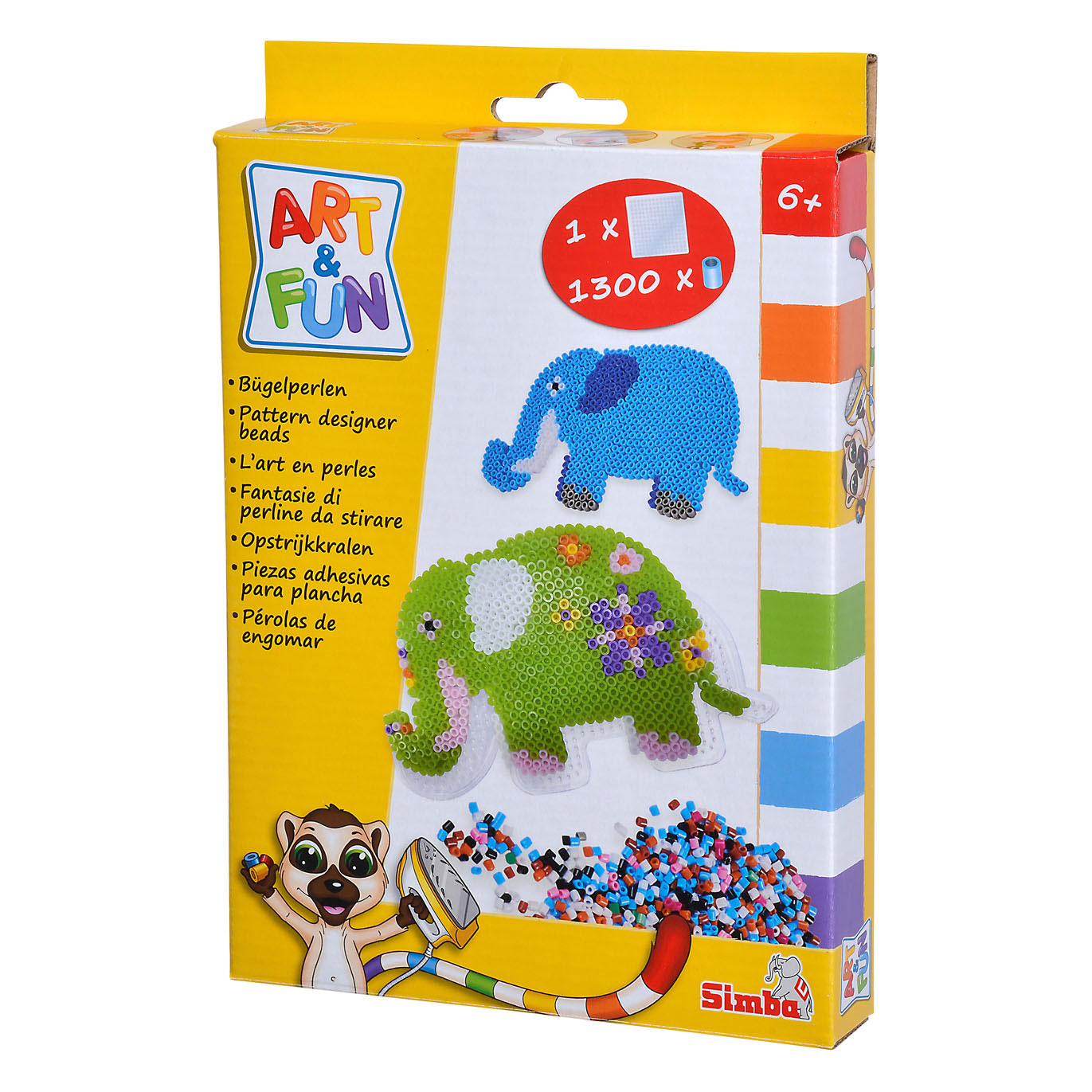 SIMBA Art Fun Imprain Imprain Beads Animal Set