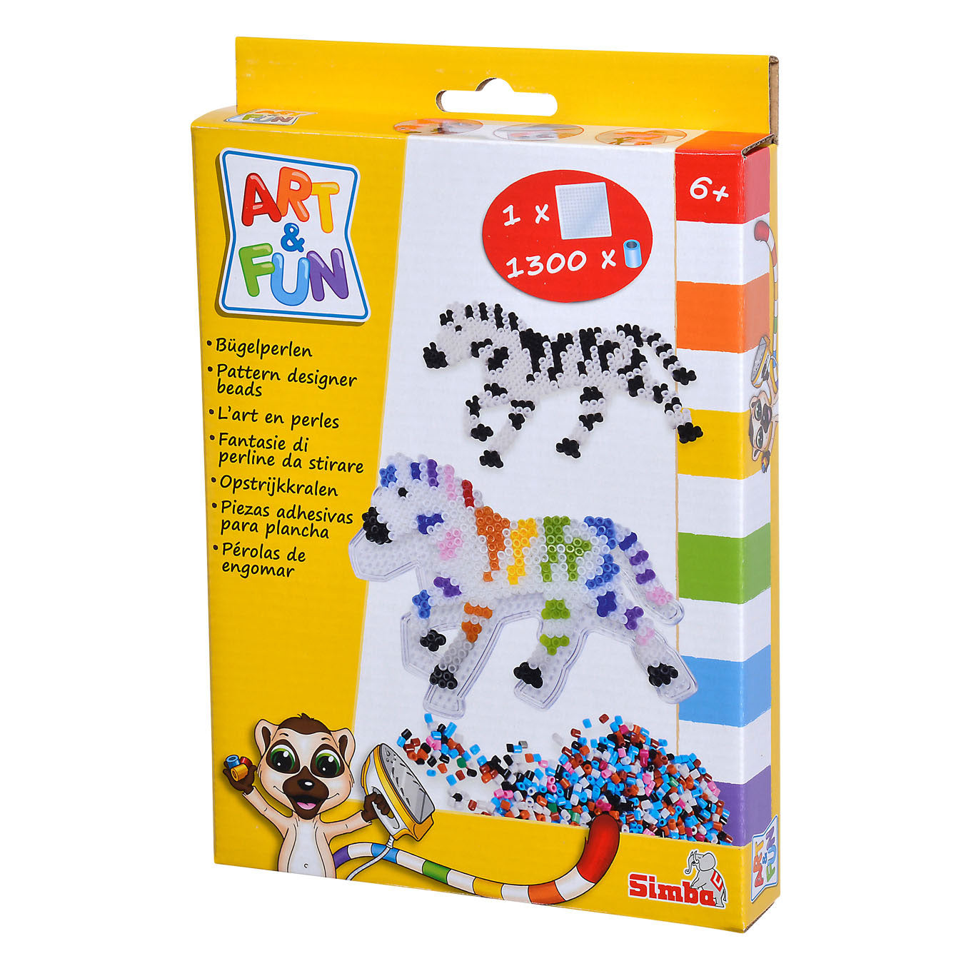 SIMBA Art Fun Imprain Imprain Beads Animal Set