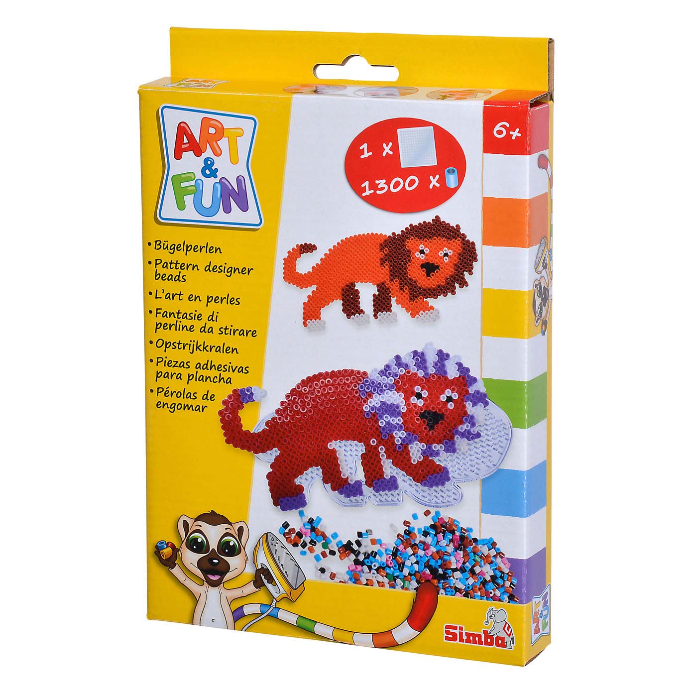 SIMBA Art Fun Imprain Imprain Beads Animal Set