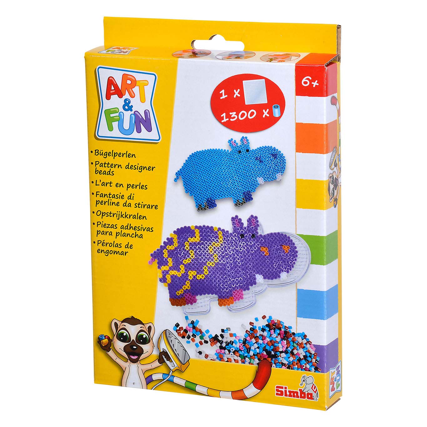 SIMBA Art Fun Imprain Imprain Beads Animal Set