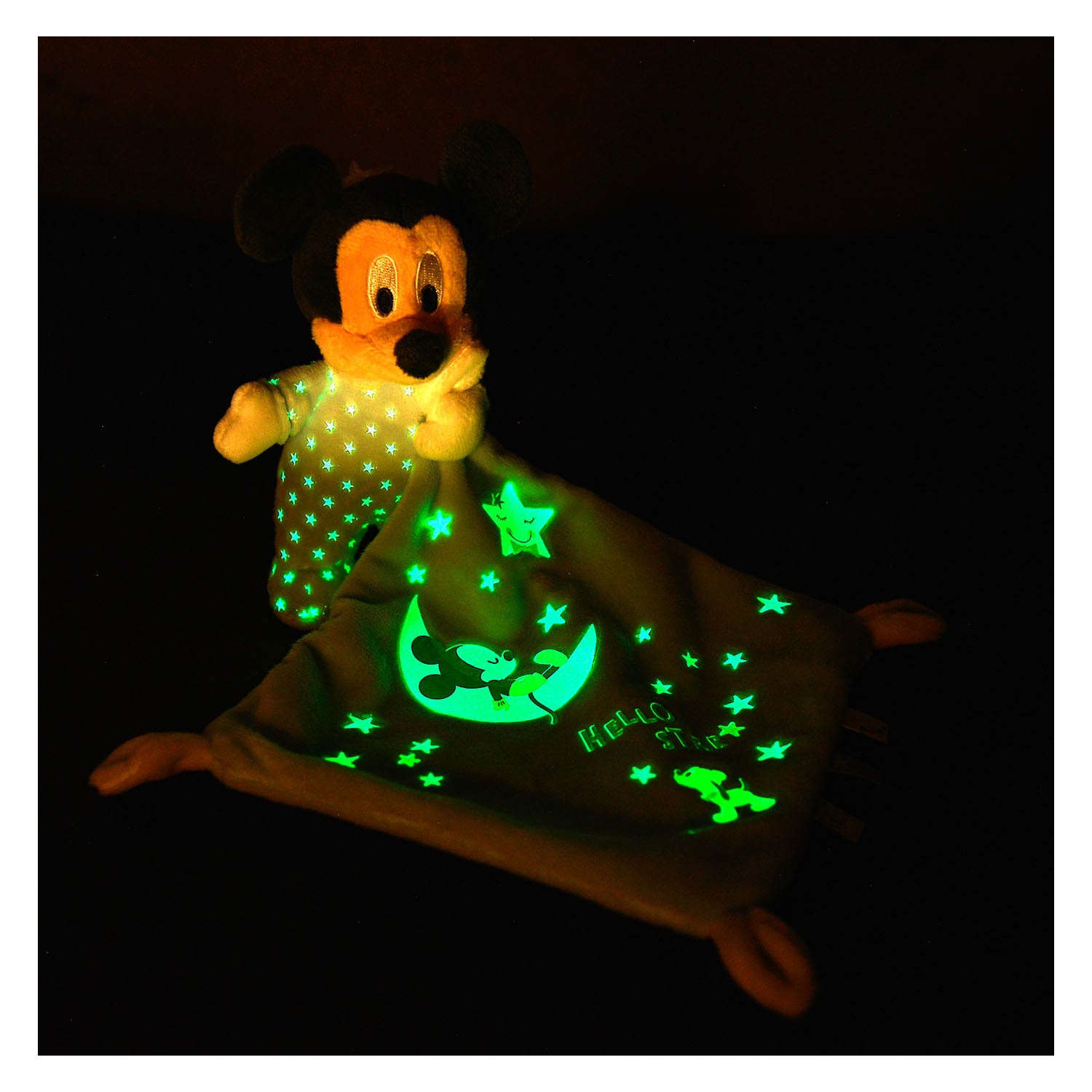 Simba Mickey Mouse brille dans le Dark Doudou Knuffelloek
