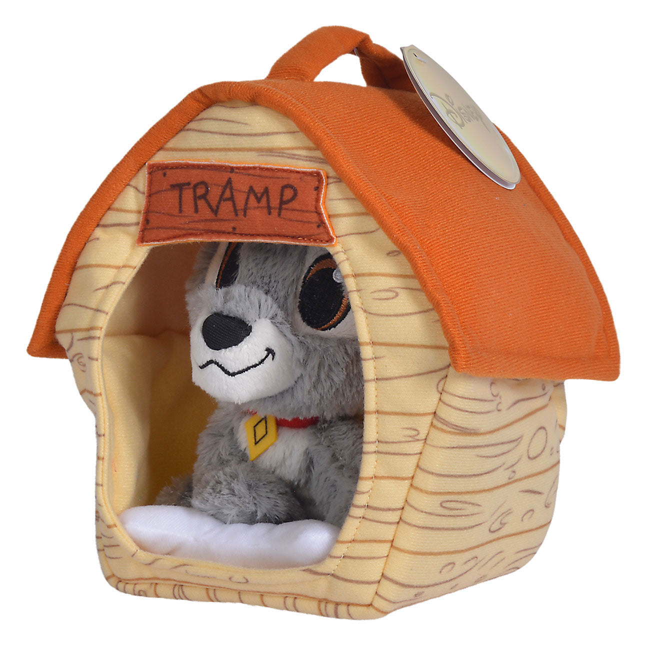 Tramp en peluche Disney Cuddle avec Doghouse