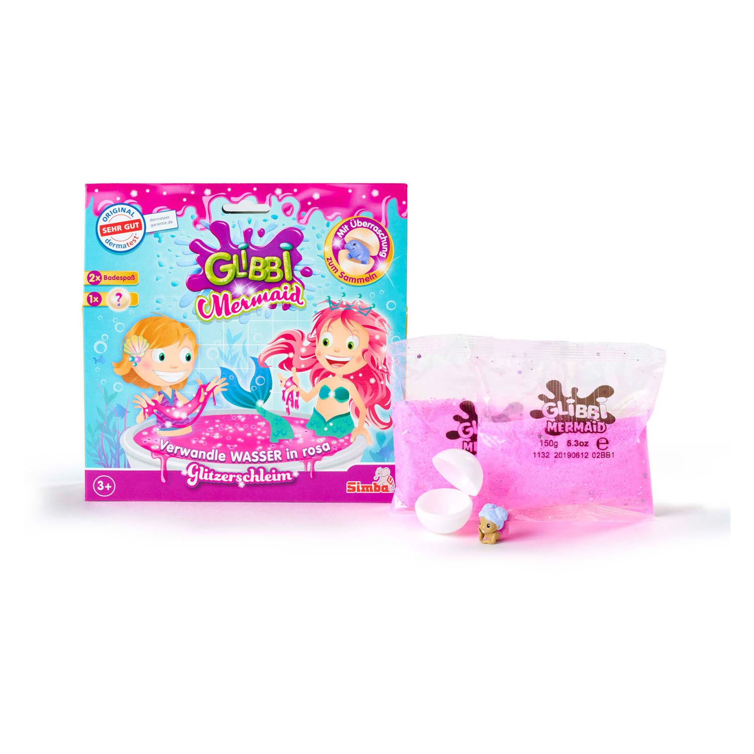 Glibbi glibb sirène poudre de bain