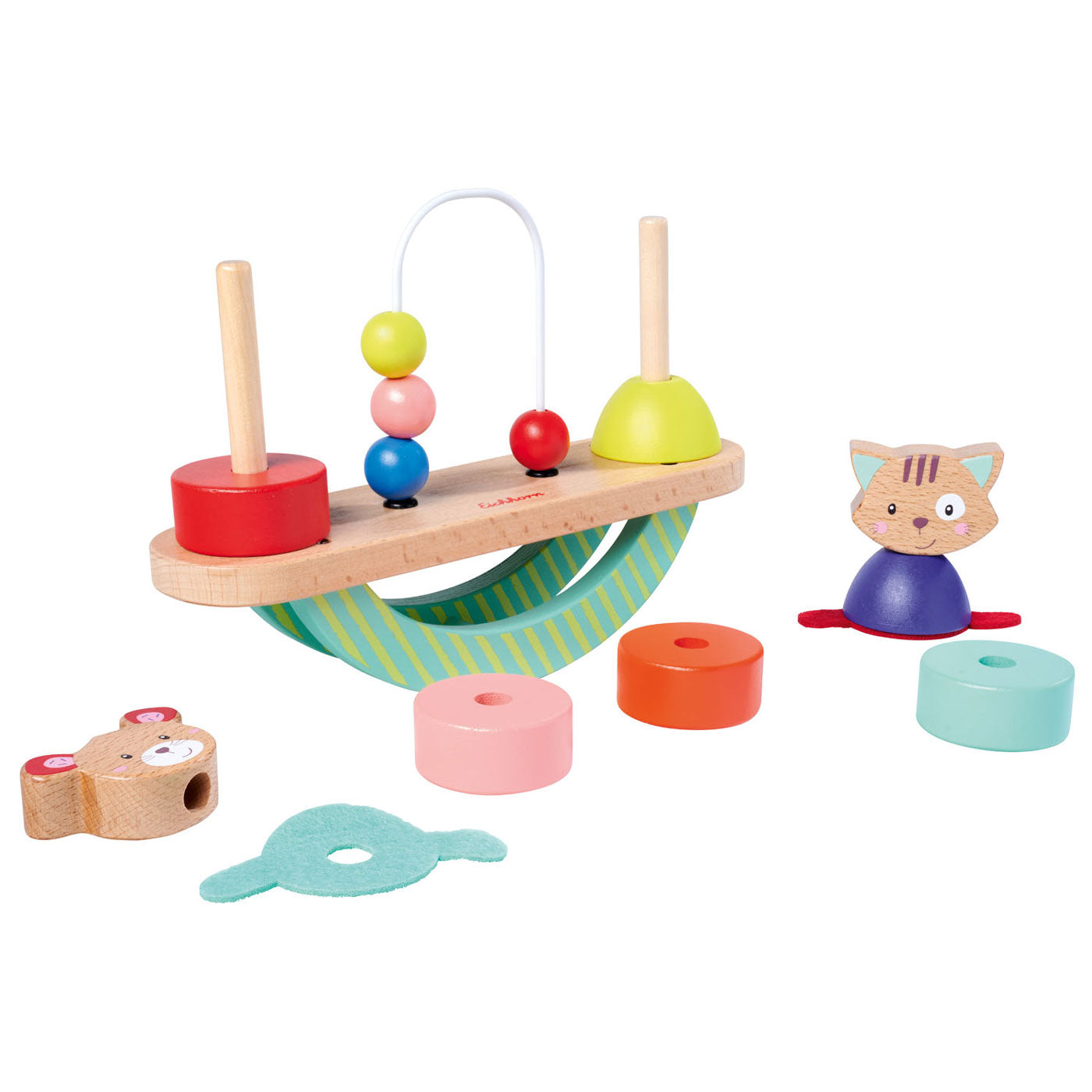 Eichhorn Balance en bois Balance Game Animaux