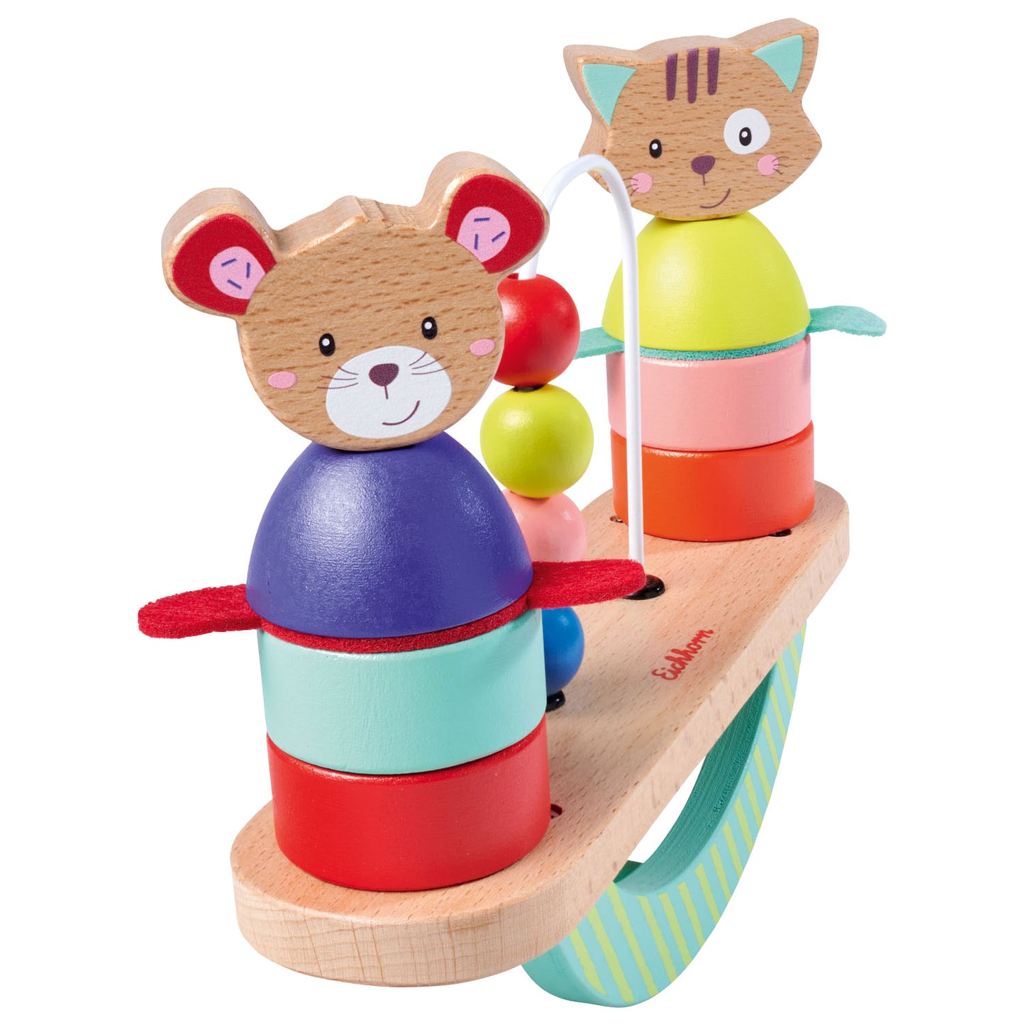 Eichhorn Balance en bois Balance Game Animaux
