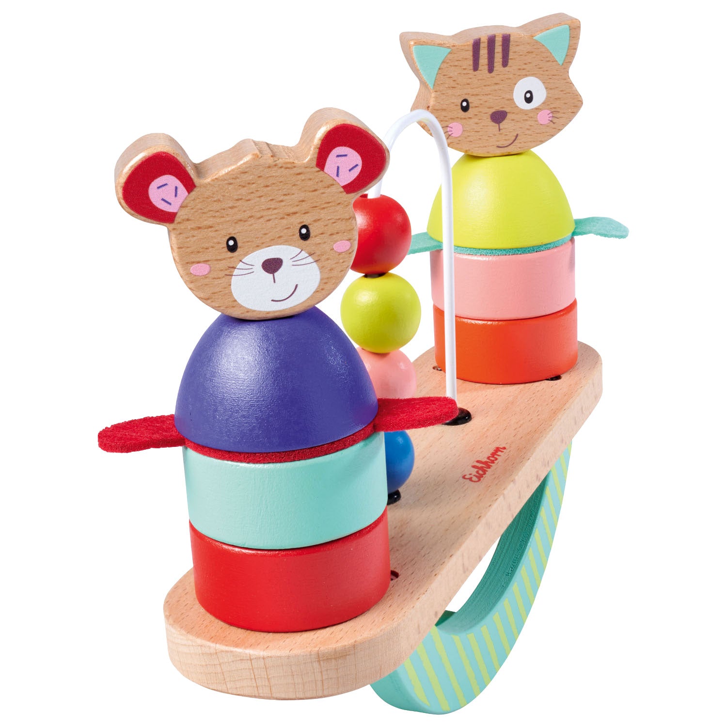 Eichhorn Balance en bois Balance Game Animaux