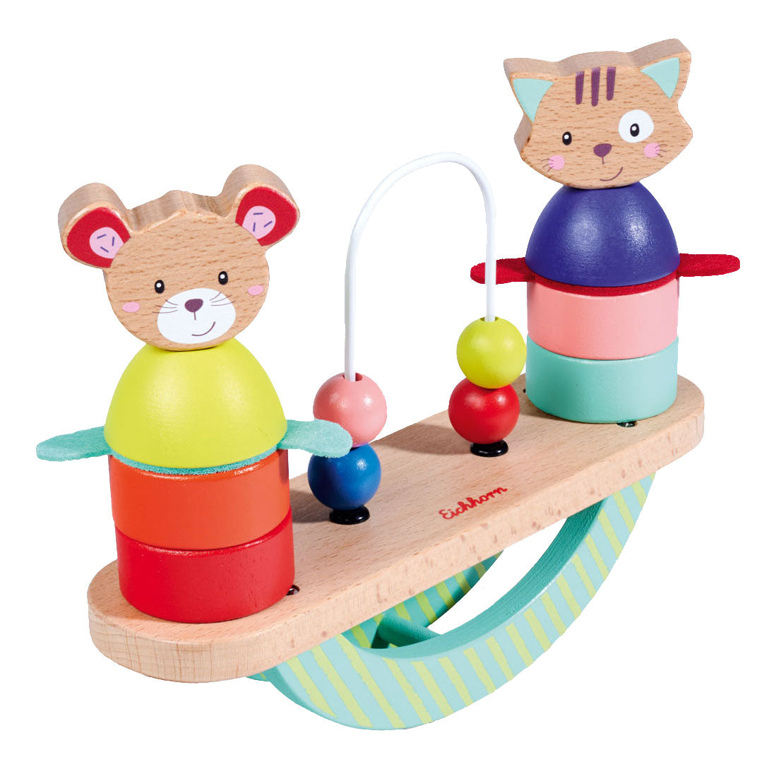 Eichhorn Balance en bois Balance Game Animaux