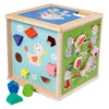 Eichhorn Houten Activities Box avec des formes