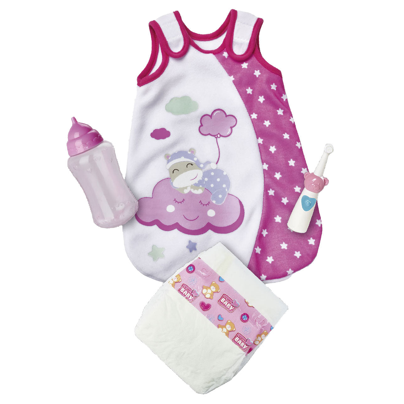Ensemble de sommeil Laura Babypop et accessoires