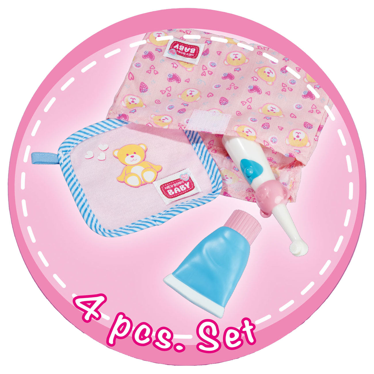 Accessoires de bain pour bébé de nouveau-né, 4DLG.