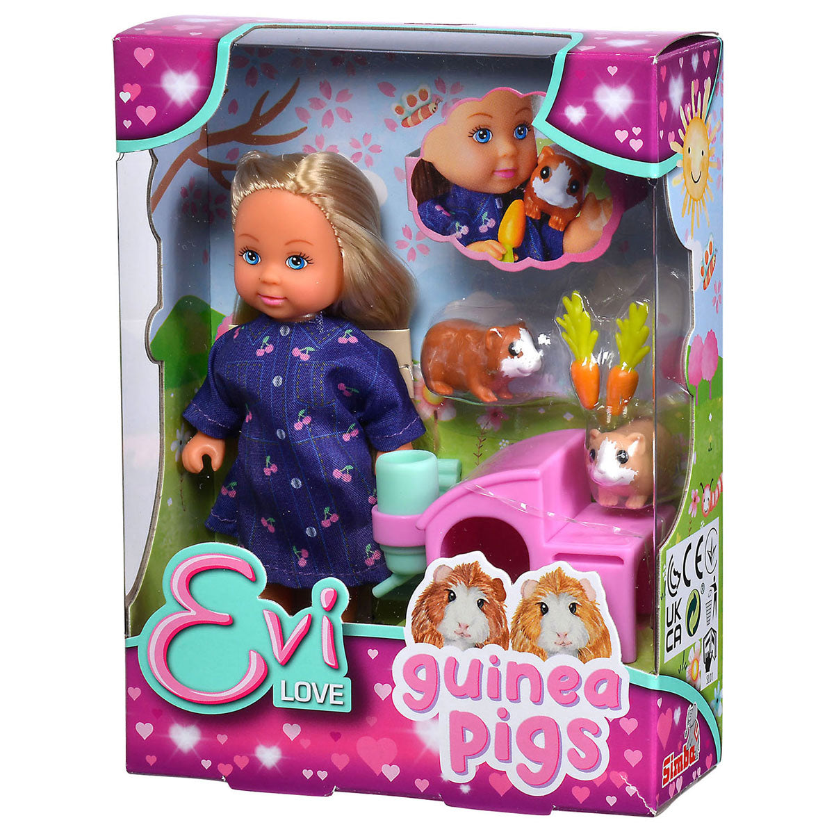 Evi love mini pop avec des cobayes