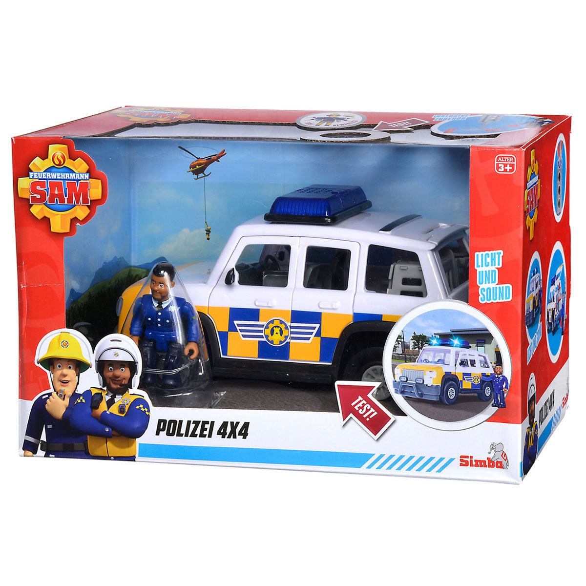 Carreau de police de pompier SAM avec une silhouette de jeu