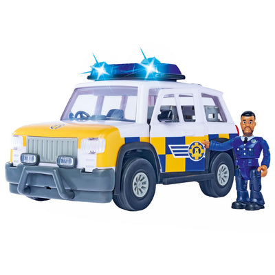 Carreau de police de pompier SAM avec une silhouette de jeu