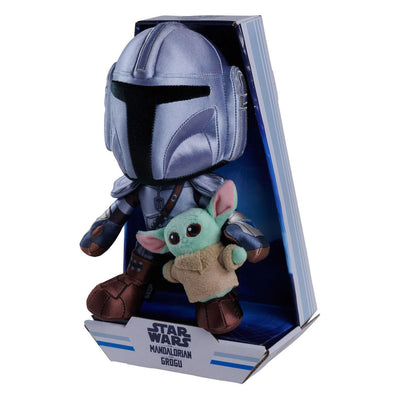 Peluche Simba Toys - Disney Simba Toys Peluche Disney - Peluche - Star Wars Mandalorian avec mini grogu