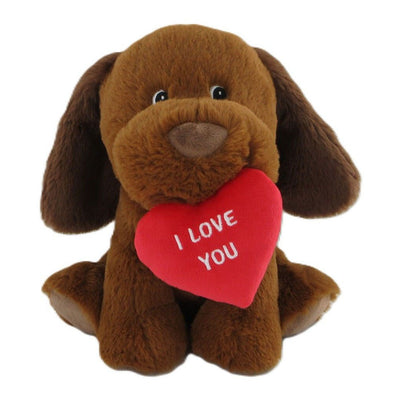 Peluche Simba peluche chien avec coeur - 35cm